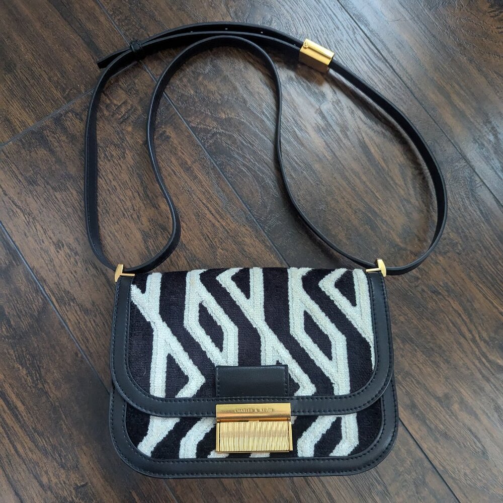 Charles & Keith Charlot Jacquard Printed Bag